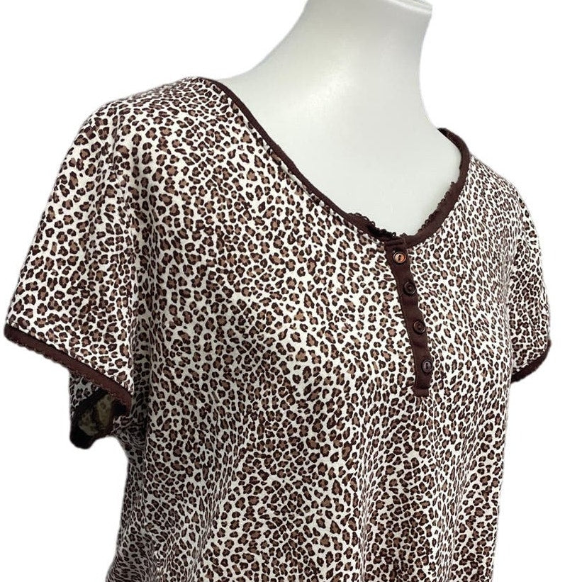 Lot of 2 Maurices Charter Club Womens XXL Short Sleeve 100% Cotton Tops Blouses