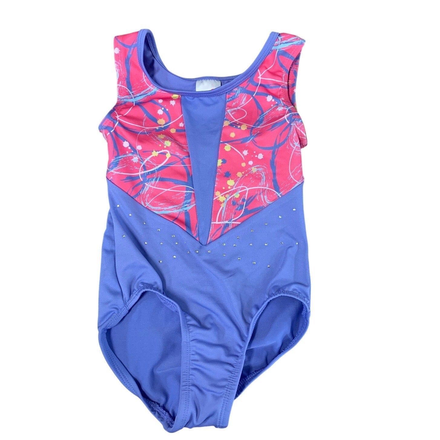 New Cat & Jack Girls XS (4/5) Wicking One Piece Dance Gymnastics Leotard