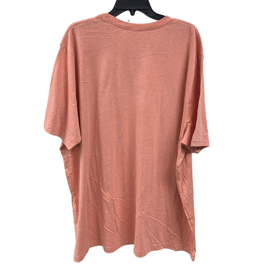 New Hand Printed Womens 4XL Heathered Wifey Floral Short Sleeve Tee Shirt