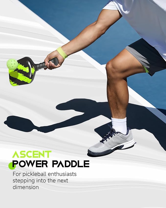 Ascent Control Green Pickleball Paddle 16mm