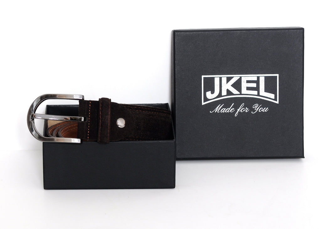 Sagrada Dark Brown Suede Belt