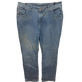 Riders by Lee Womens 20W Stretch Cotton Straight Leg Med Wash Denim Blue Jeans
