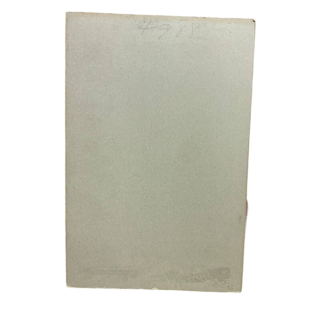 Antique Vintage Lady In Dress Photograph on Cardboard WG Stafford Minneapolis