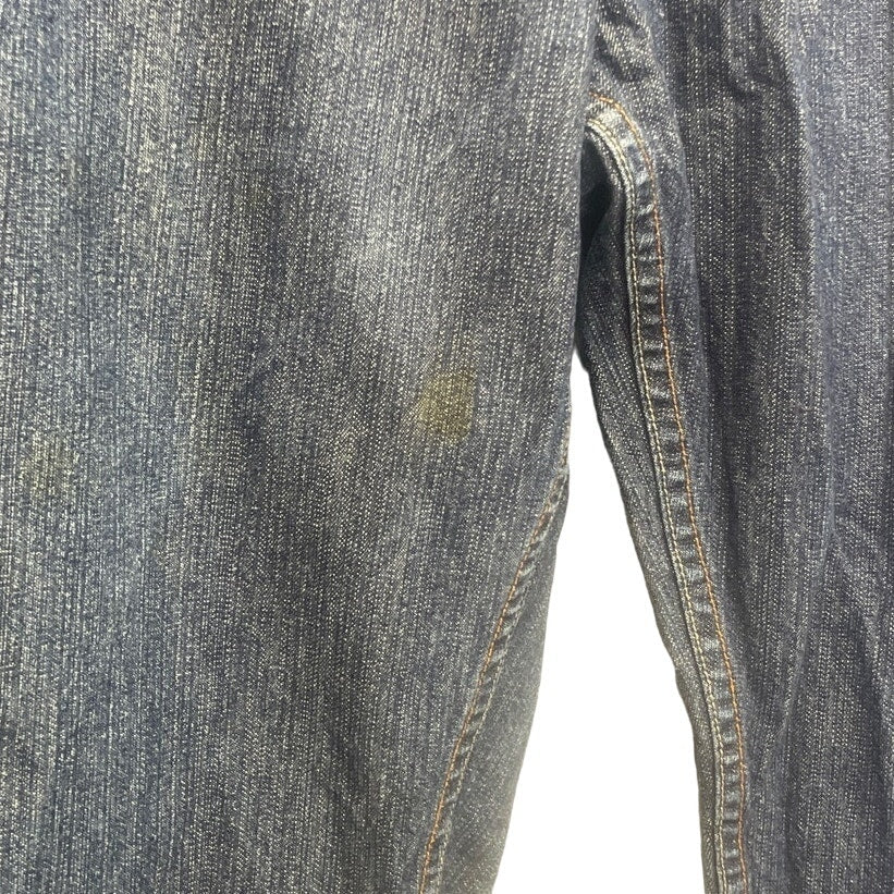 Vintage Y2K Bad Boy Mens Size 38 100% Cotton Wide Leg Denim Blue Jeans