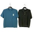 Lot of 2 New American Eagle Mens Medium Short Sleeve Textured Polo Tee Shirts