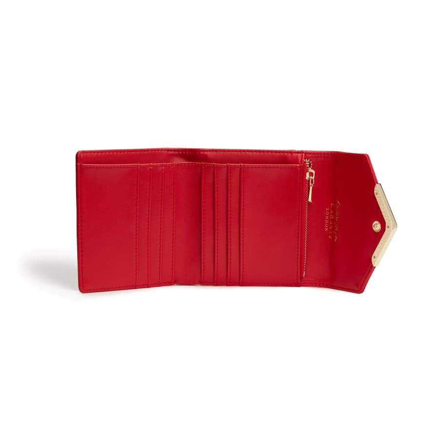 Diana Red Small Vegan Bifold Purse (Waiting List- Arrives 18th