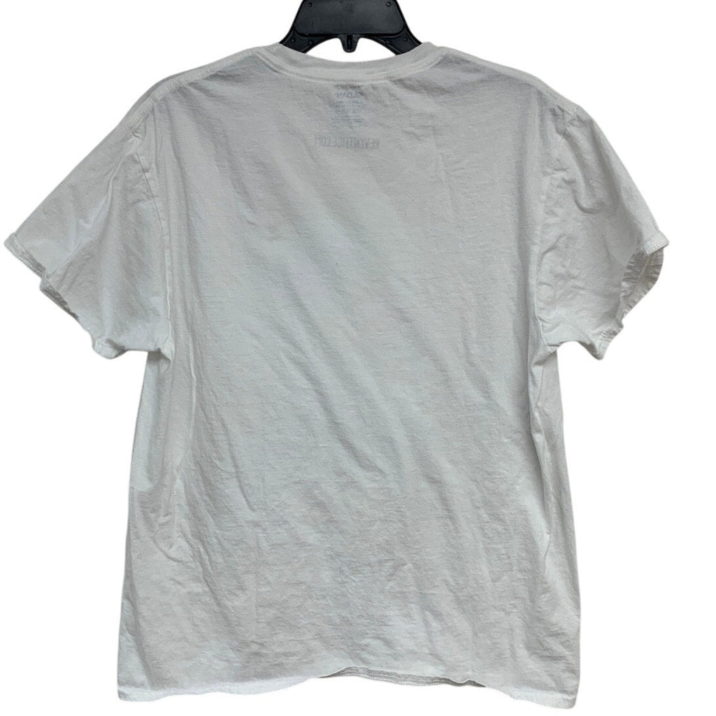 New Hand Printed Adult Large Totally Rad Radish Veggie Short Sleeve Tee Shirt