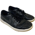 Nike Air Jordan Mens Size 9.5 Black Sneakers Lace Up Low Top Golf Shoes