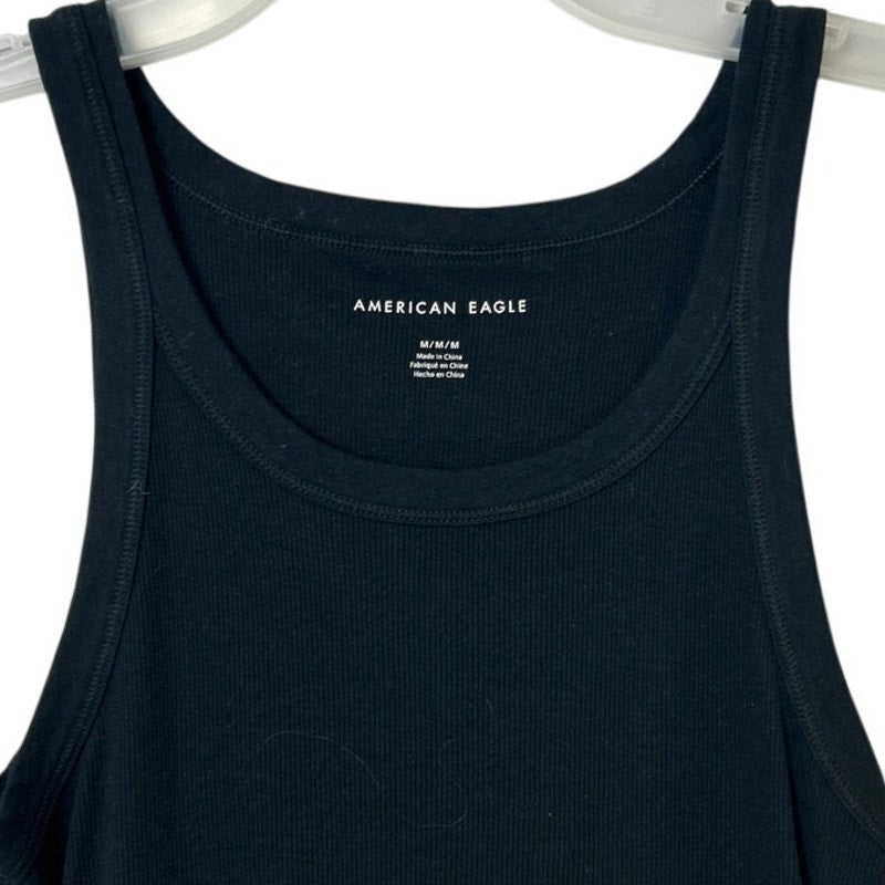 Lot of 2 New American Eagle Womens Medium Short Sleeve Tee Shirt Ribbed Tank Top