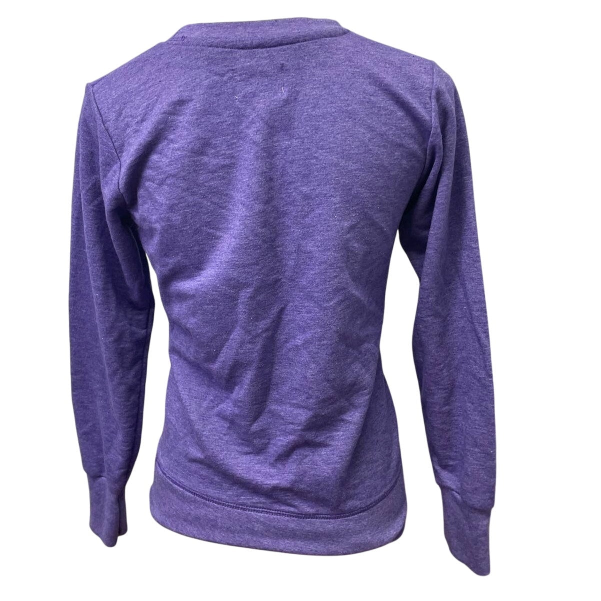 Anvil Womens Small Love Long Sleeve Crew Neck Lightweight PolyCotton Sweatshirt