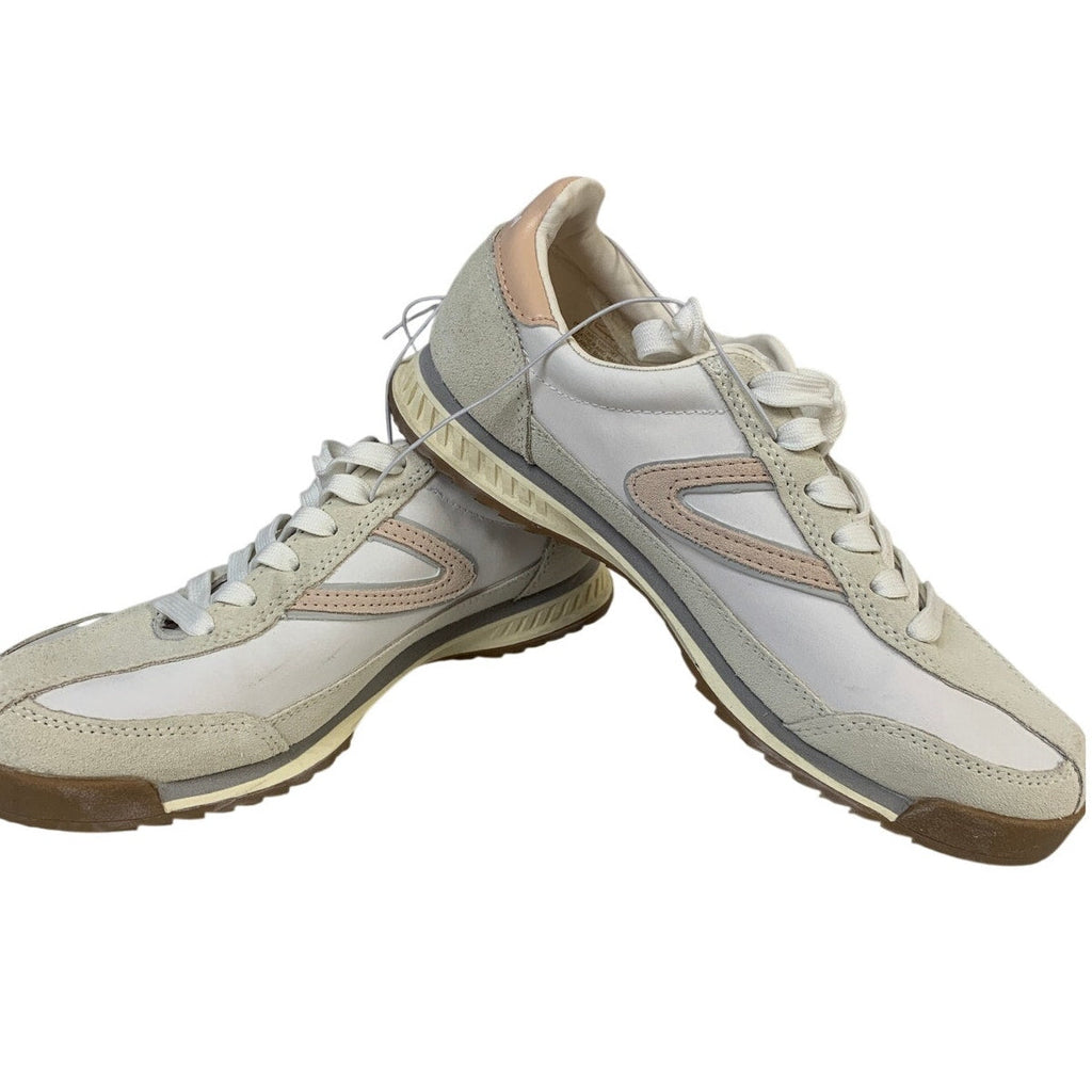 Tretorn Womens Size 7 Pink White Hailey Sneakers Lace Up Low Top Round Toe Shoes