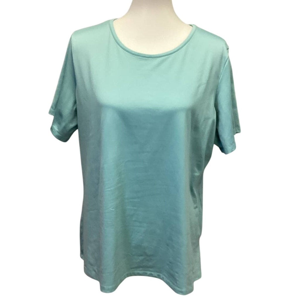 East 5th Woman Plus 1X Nylon Blend Short Sleeve Super Soft Crew Neck Tee Shirt