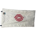 Hand Printed Upcycled Valentine Leopard Spot Kiss Lips King Size Pillow Sham