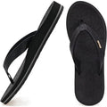 New Oncai Women 9 Black Cushioned Slip On Thong Flip Flop Arch Support Sandals