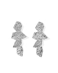 Electra Statement Earrings - Silver