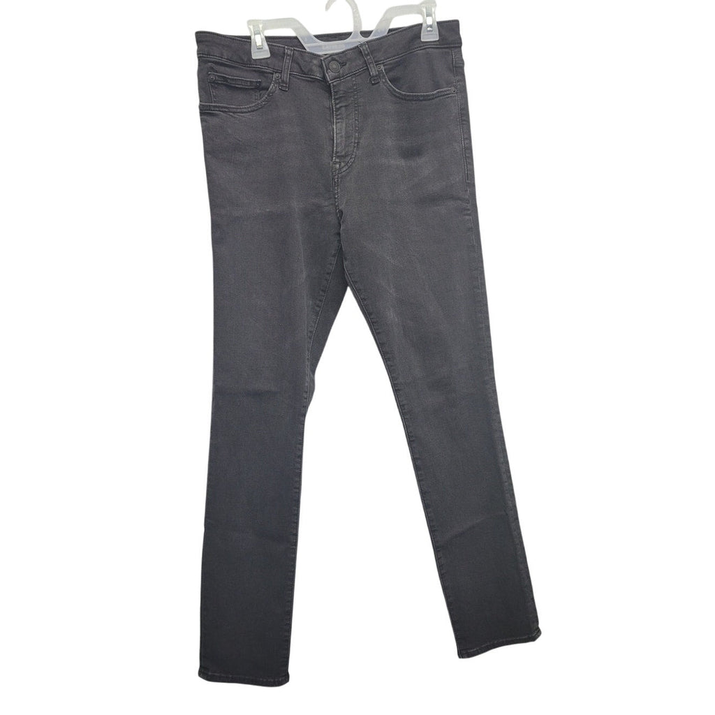Express Mens 32x32 Stretch Cotton Spandex Black Skinny Denim Jeans