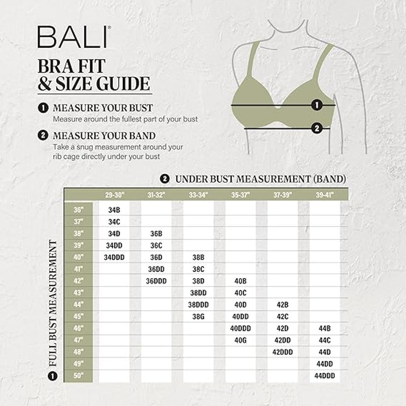 New Bali Womens 34DD Tan Live It Up Lift Underwire Seamless Shapewear Bra