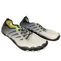 Mens Size 7 Womens 9 Black Gray Non Slip Adjustable Lace Up Aqua Water Shoes