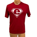 Augusta Sportswear Mens Medium 100% Polyester Moisture Mgmt SuperMan E Tee Shirt