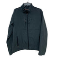 Free Country Mens Small Gray Long Sleeve Full Zip Lined Jacket w Pockets
