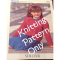 New Sirdar 4009 Denim Tweed DK Child Cardigan Jacket Knitting Sweater Pattern