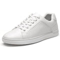 Bruno Marc Mens Size 12 White Faux Leather Lace Up Casual Dress Sneaker Shoes