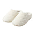 New W Box Dearfoams Women Large 9/10 Cream SlideOn Memory Foam Washable Slippers
