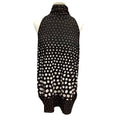 Cato Plus Size 22/24W Sleeveless Long Polka Dot Keyhole Back Stretchy Blouse
