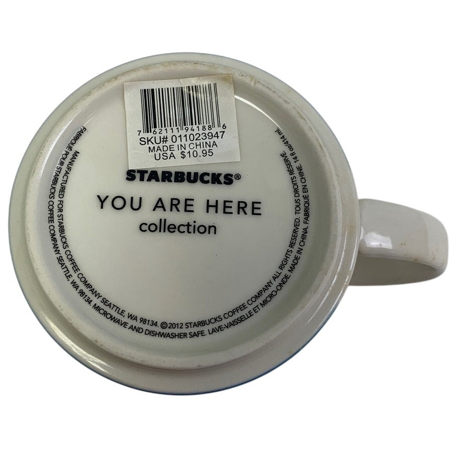 2012 New Starbucks You Are Here Collection San Francisco 14oz Ceramic Coffee Mug