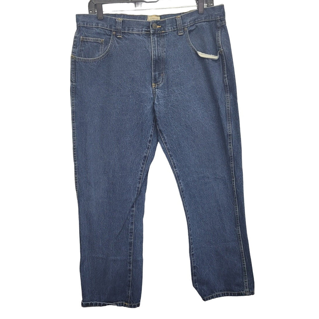 Redhead Brand Co Mens 40X32 100% Cotton Straight Leg Multi Pocket Denim Jeans