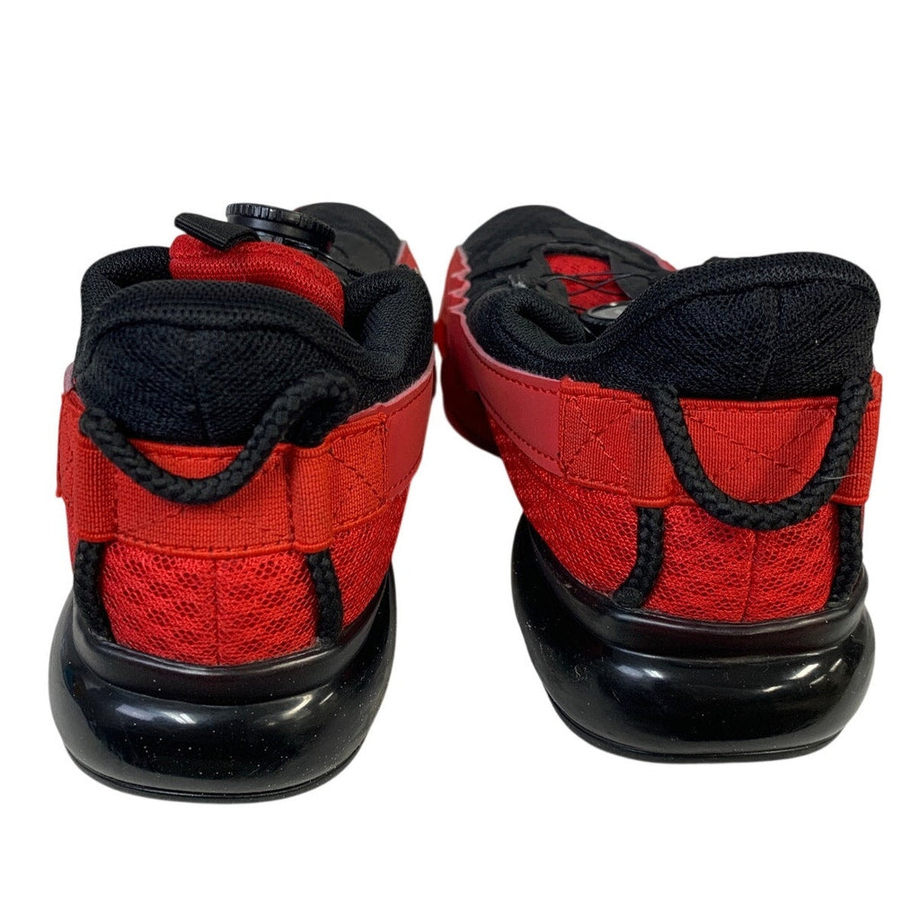 Jmfchi Sports Boys Size 4 Red Black Running Tennis Athletic Quick Lace Shoes