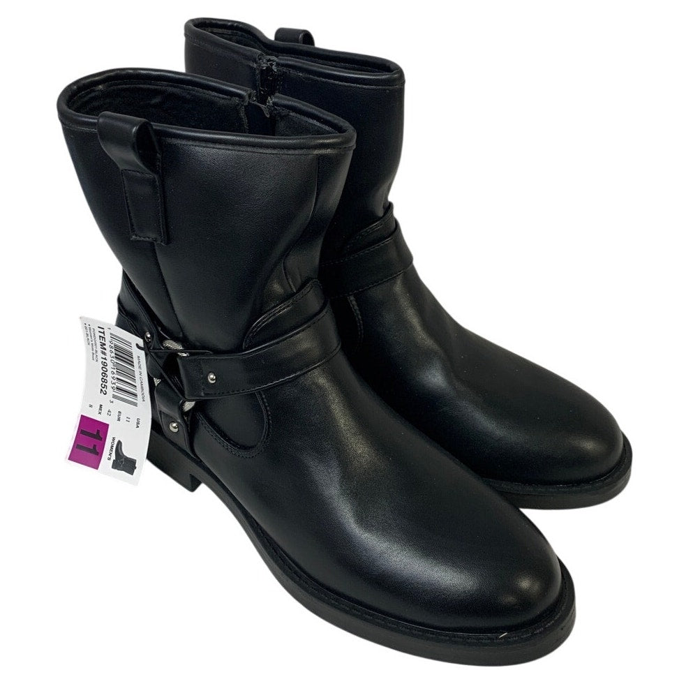 NWT Dolce Vita Womens Size 8 Black 1.5" Heel Boots Side Zip Round Toe Shoes