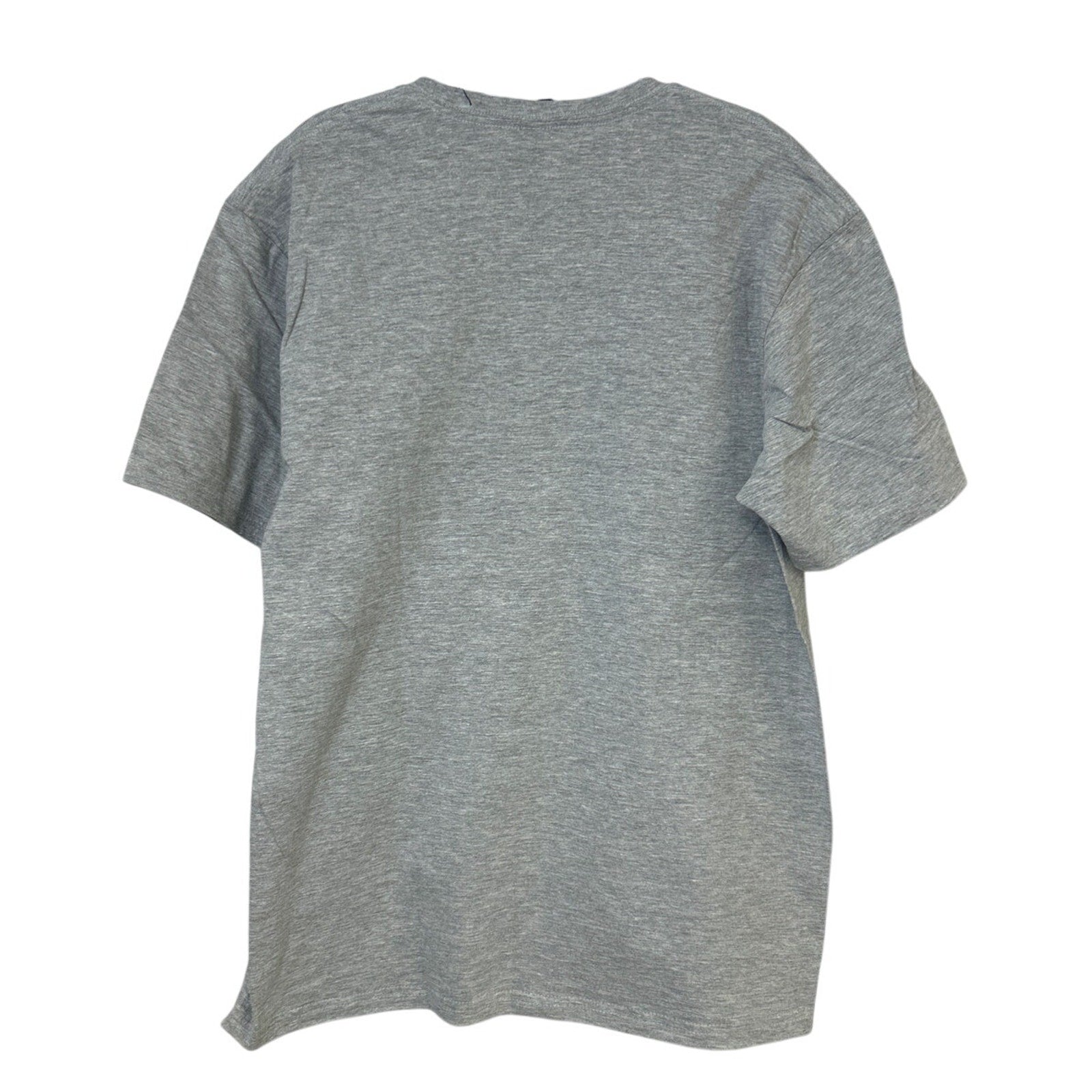 New Hand Printed Mens Medium Gray Heathered Black Lab Dog Short Sleeve Tee Shirt