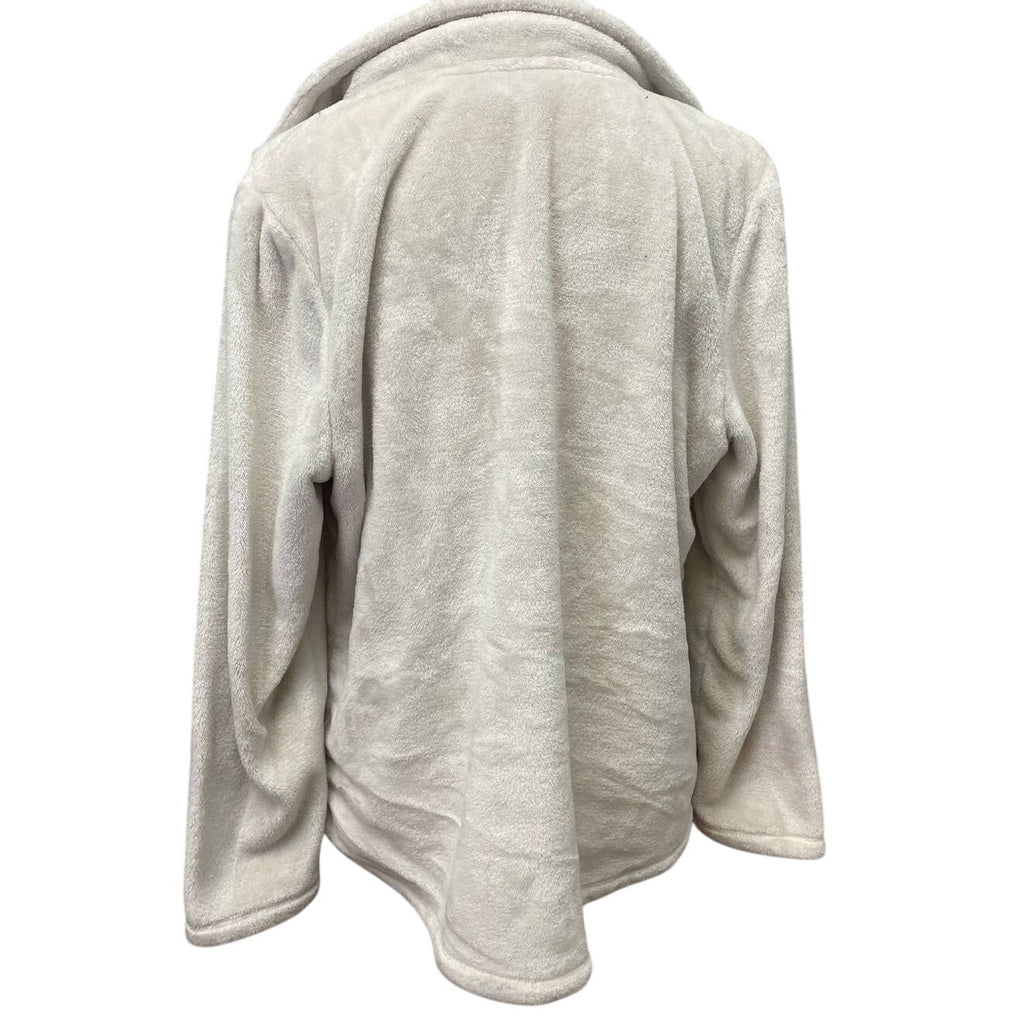 HeatKeep Womens XL Super Soft Full Zip 100% Polyester Fleece Jacket w Pockets