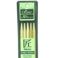 New Clover Bamboo 5 pc Knitting Needle Double Point 7 in. Size 10.5 (6.5mm)