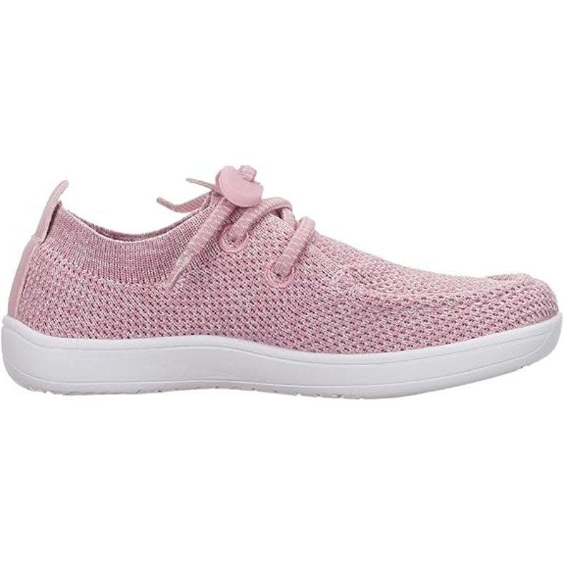 Whitin Toddler Girls Size 7 Pink Sneakers Lace Up Round Toe Barefoot Shoes
