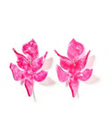 Flora Statement Earrings - Pearlized Pink