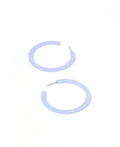 Holly Medium Hoop Earrings - Lavender Haze