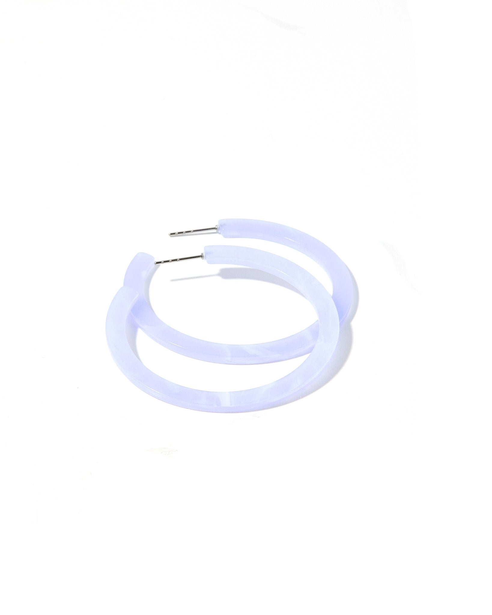 Holly Medium Hoop Earrings - Lavender Haze