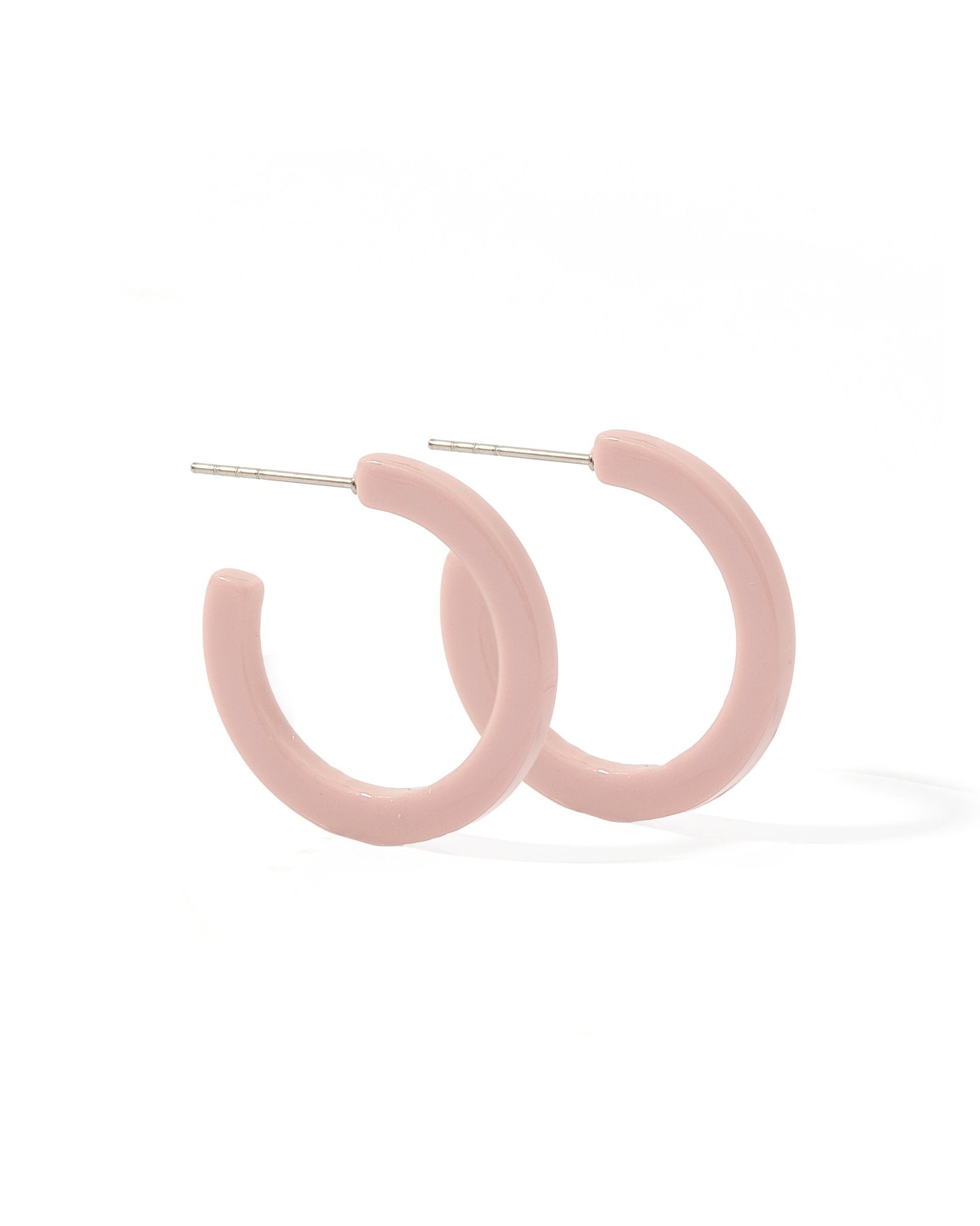 Holly Mini Hoop Earrings - Vintage Rose