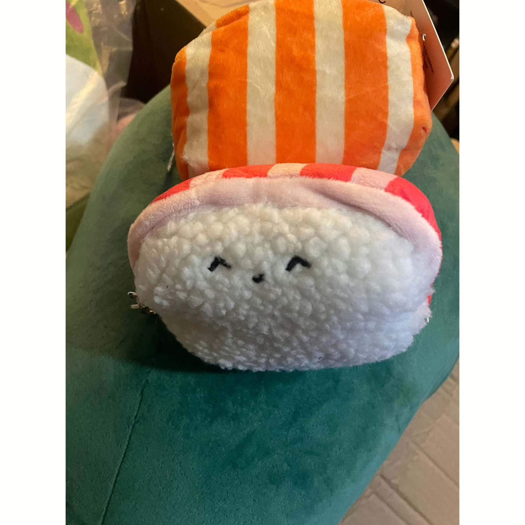 Sushi Plush Keychain 5 Soft Cute Design (Tuna)