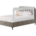 M MAYbabe Bed Rails for Babies and Toddlers, Extra Long and Tall Infants Bed Rail Guard Long Side of Kings or Queens(Grey-60 inches)