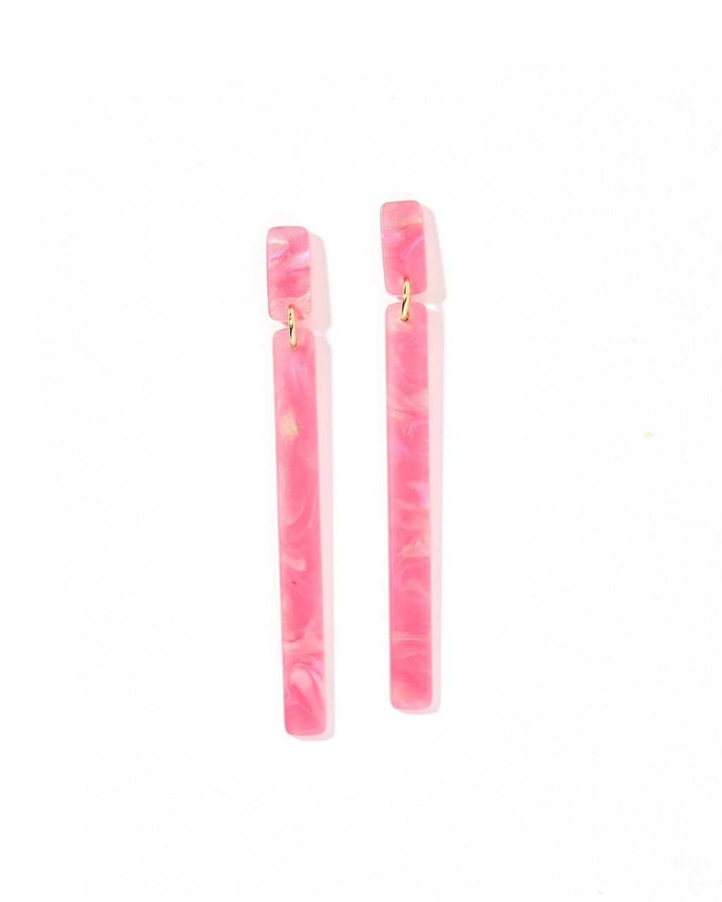 Keli Statement Earrings - Azalea Pink