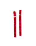 Keli Statement Earrings - Pinot Noir