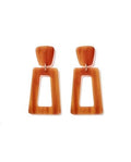 Kennedy Statement Earrings - Honey