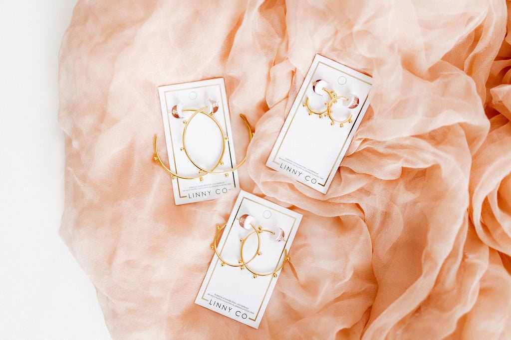 Lauren Medium Hoop Earrings - Gold