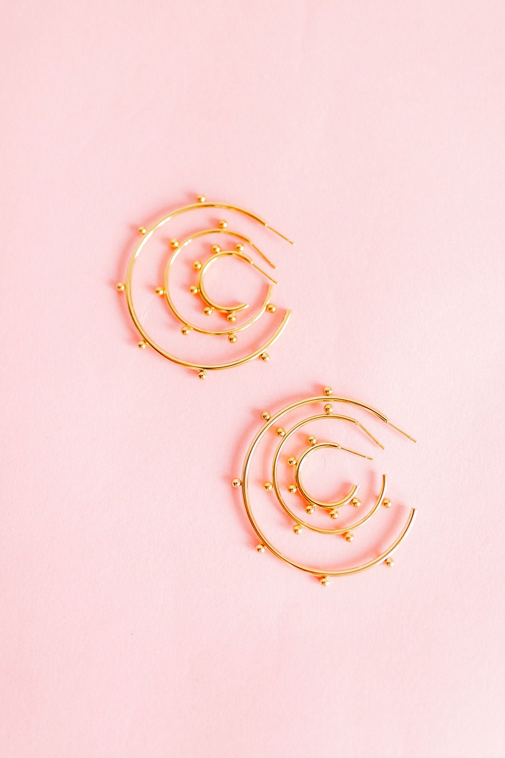 Lauren Medium Hoop Earrings - Gold