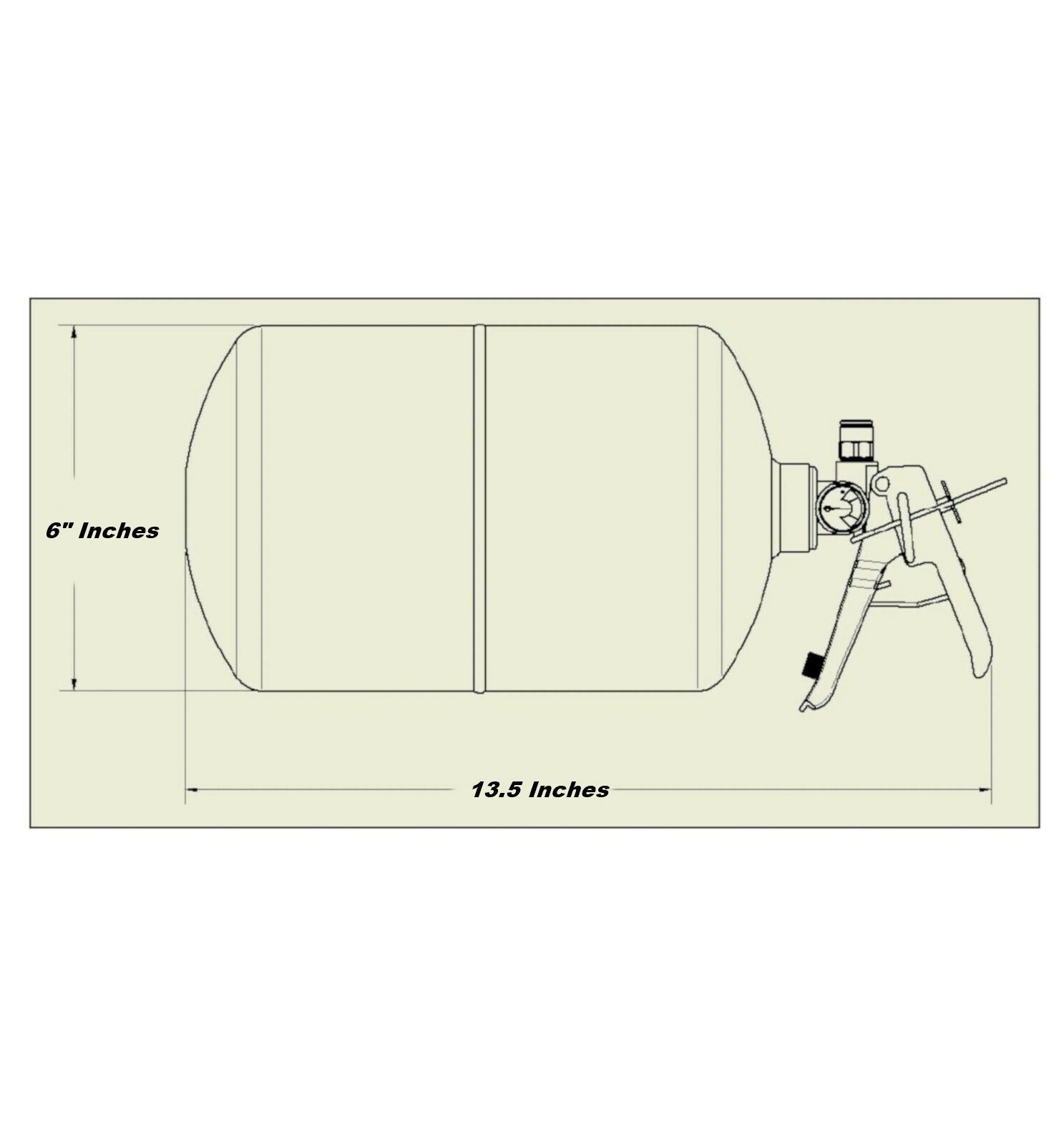 Lifeline Zero 2020 5lb FIA Fire Suppression System - AFFF Foam