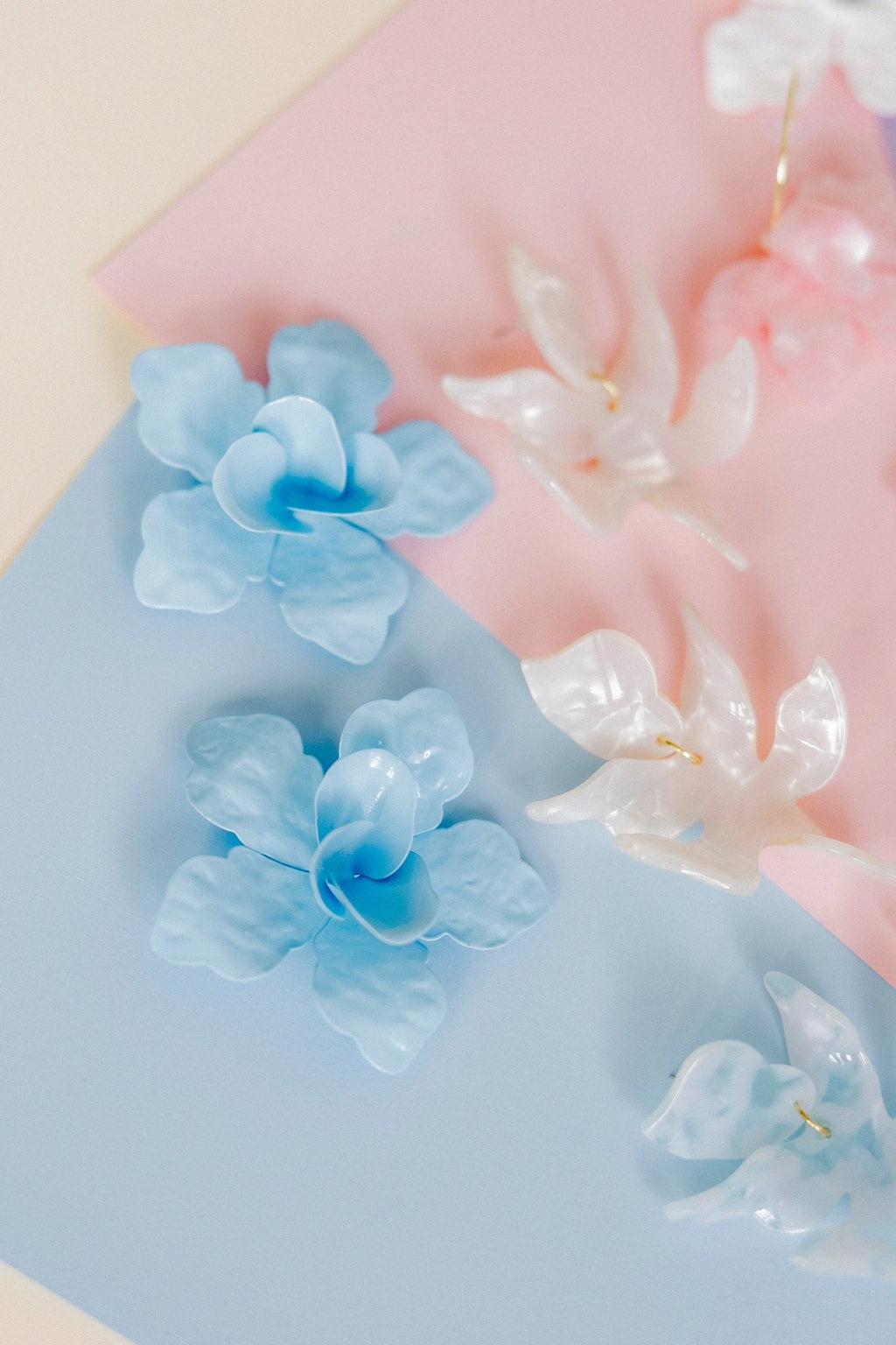Maxine Statement Earrings - Blue