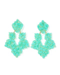 Michelle Statement Earrings - Aquamarine